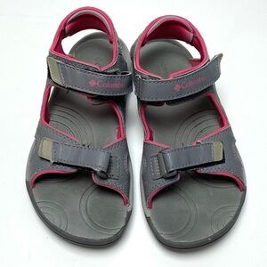 Columbia Girls Youth Techsun Sport Sandals Sz 3